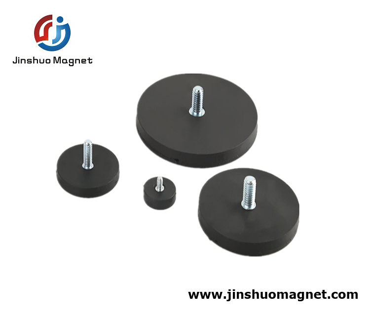 Sintered NdFeB Magnet Mount Rubber Coated Pot Magnet 