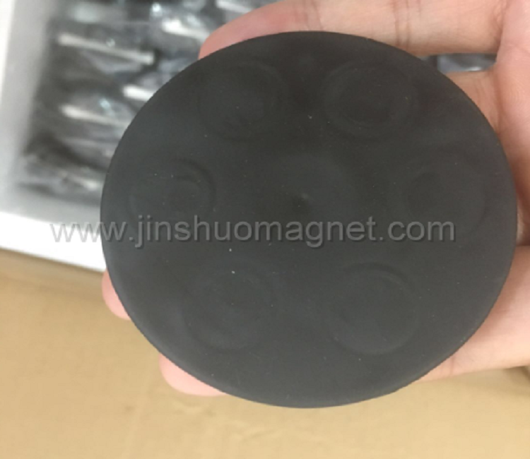 Rubber Coated Pot Magnet Neodymium Magnet Mount 